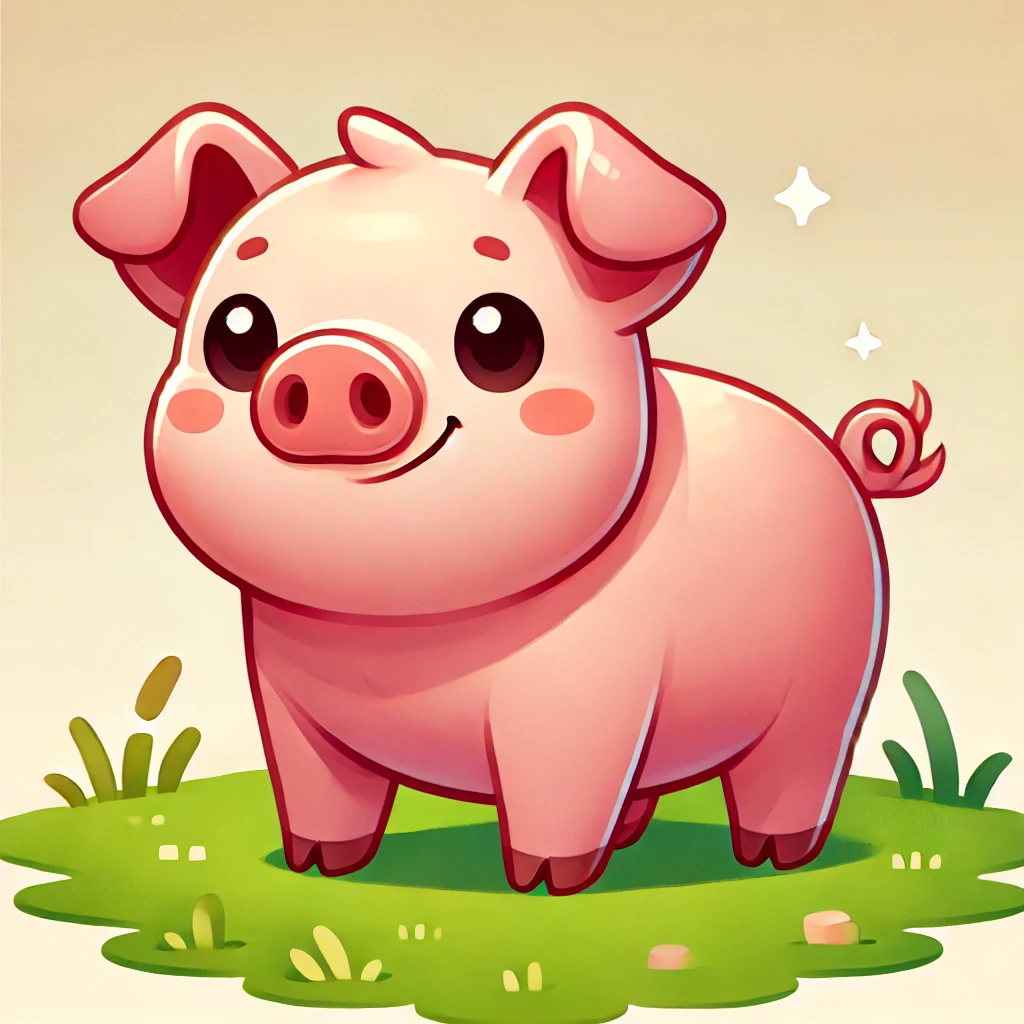 Mosolygó kismalac ikon